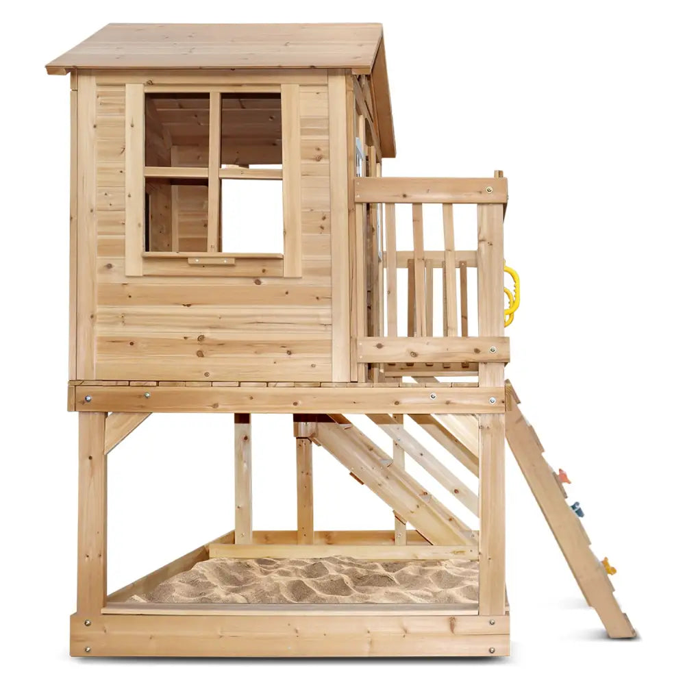 Lifespan Kids Silverton Play Centre With Rock Climbing Wall - Baby & Kids > Baby & Kid’s Toys > Outdoor Play Equipment