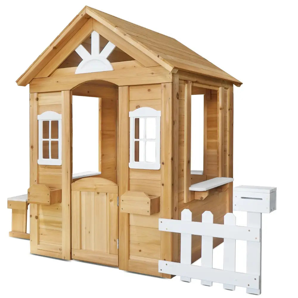 Lifespan Kids Teddy Cubby House in Natural Timber (V2) with Floor - Baby & Kids > Baby & Kid’s Toys > Outdoor Play