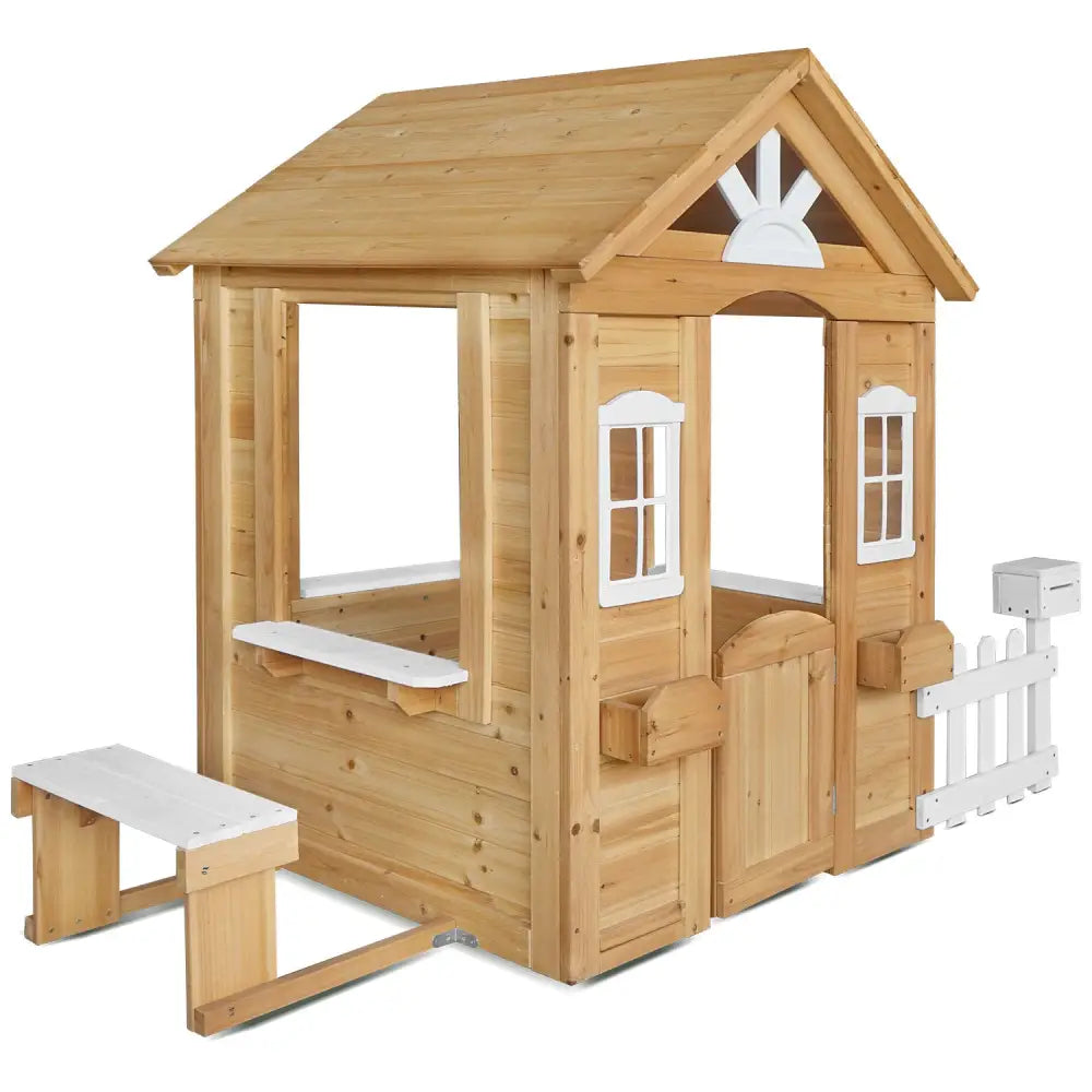 Lifespan Kids Teddy Cubby House in Natural Timber (V2) with Floor - Baby & Kids > Baby & Kid’s Toys > Outdoor Play