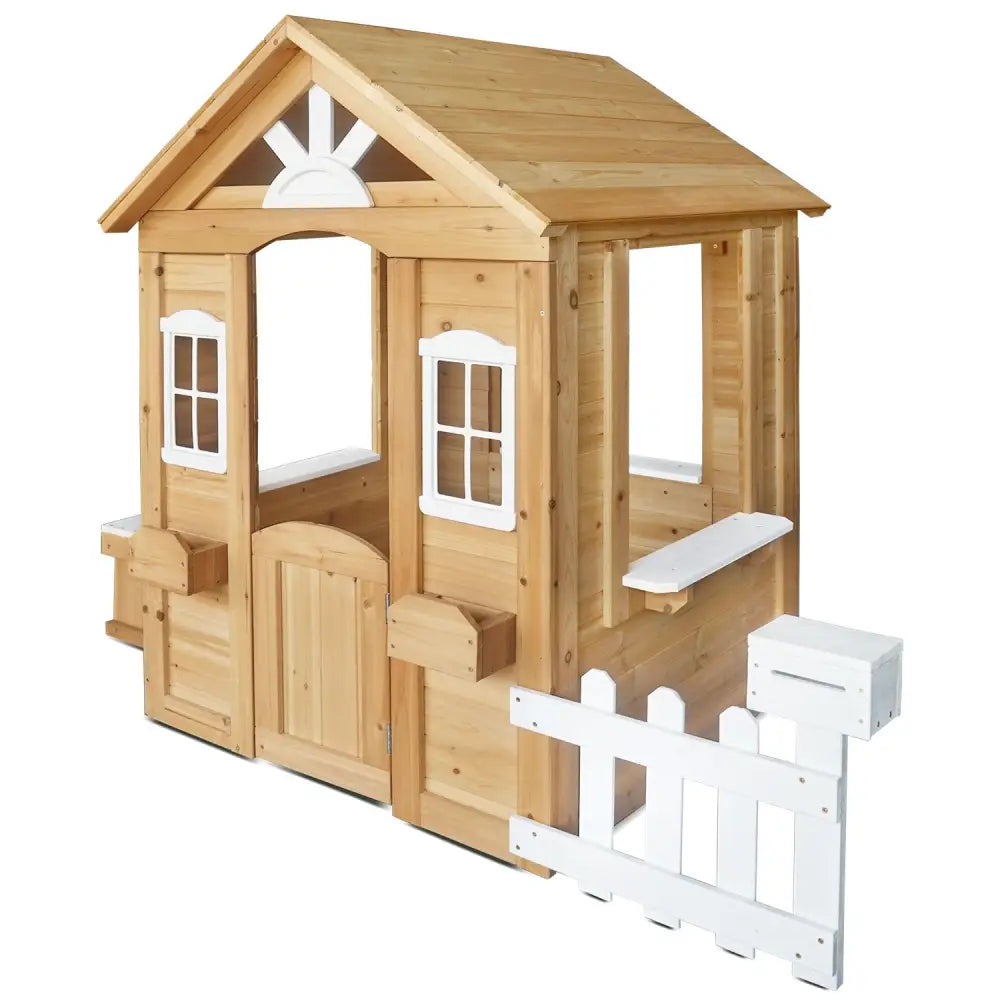 Lifespan Kids Teddy Cubby House in Natural Timber (V2) with Floor - Baby & Kids > Baby & Kid’s Toys > Outdoor Play