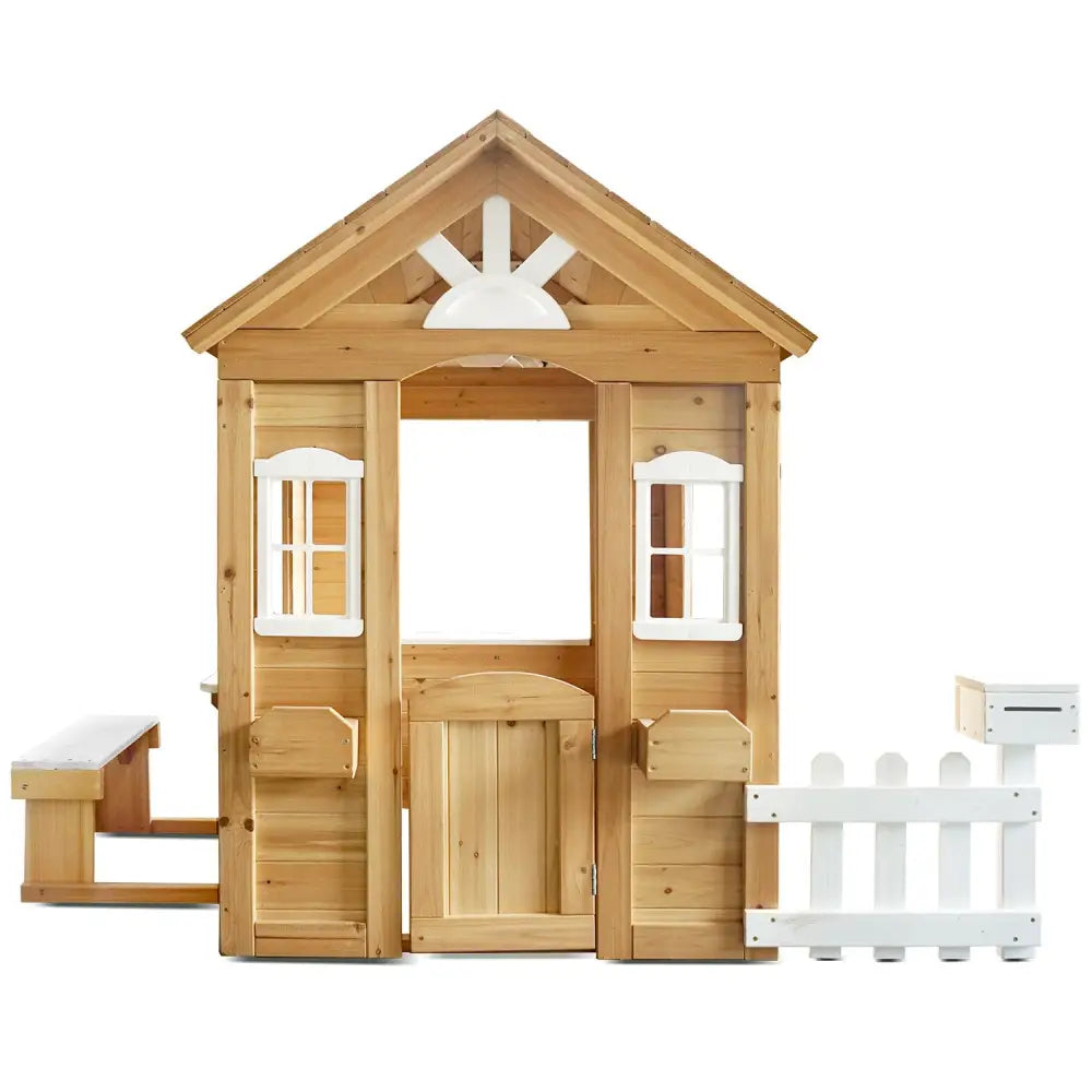 Lifespan Kids Teddy V2 Cubby House Natural - Baby & Kids > Baby & Kid’s Toys > Outdoor Play Equipment
