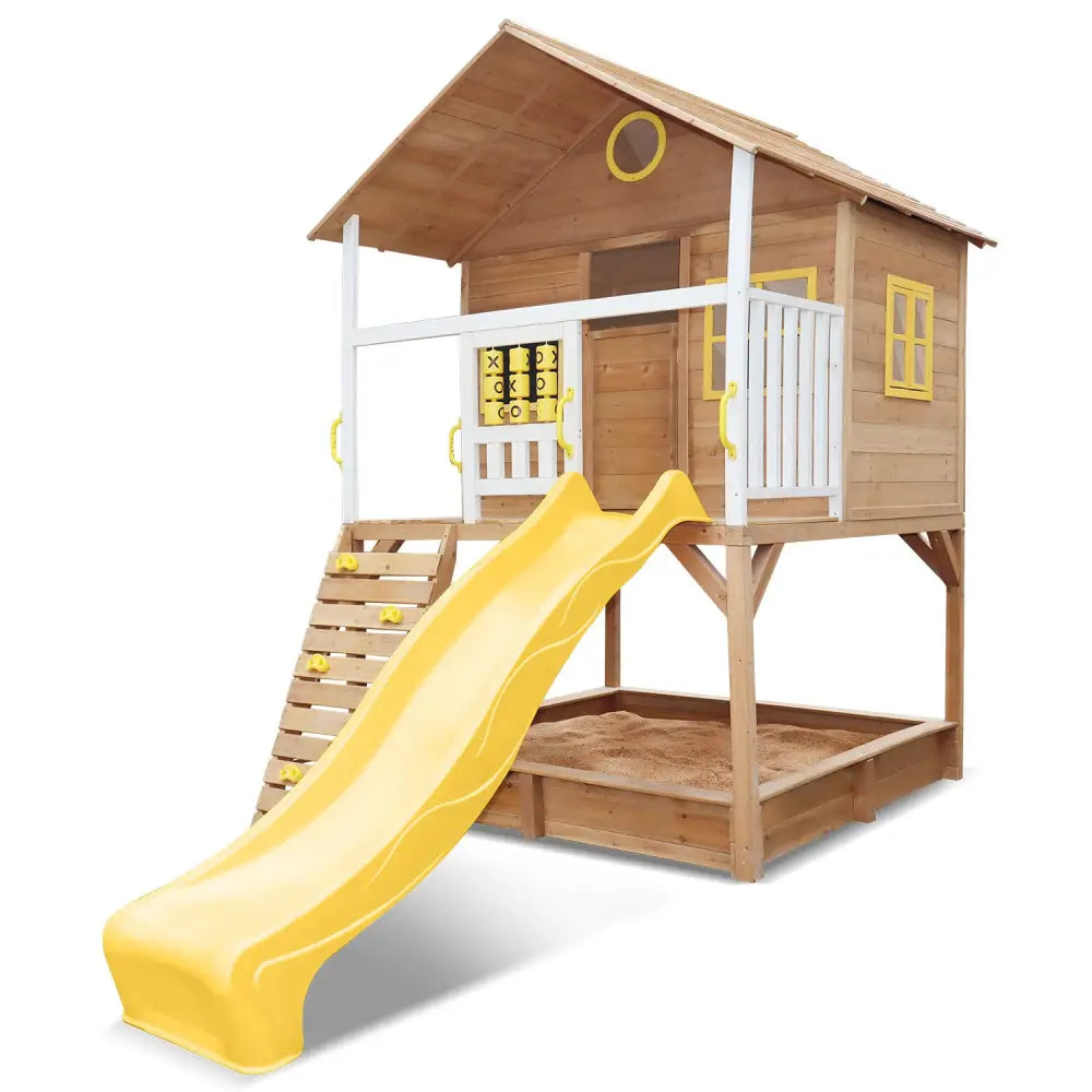 Lifespan Kids Warrigal Cubby House - Yellow Slide - Baby & Kids > Baby & Kid’s Toys > Outdoor Play Equipment