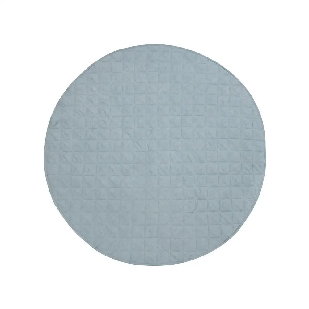 Little Gem Round Linen Cotton Baby Play Mat Capri 130cm Diameter - Home & Garden > Rugs