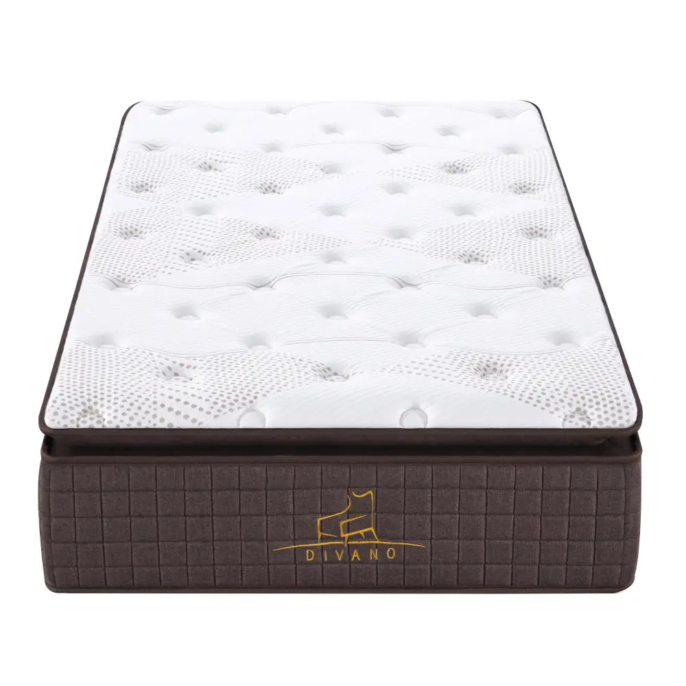 Luxe Dreams King Single 7 Zones Pocket Spring Premium Medium Feel 34cm Mattress - Furniture > Mattresses