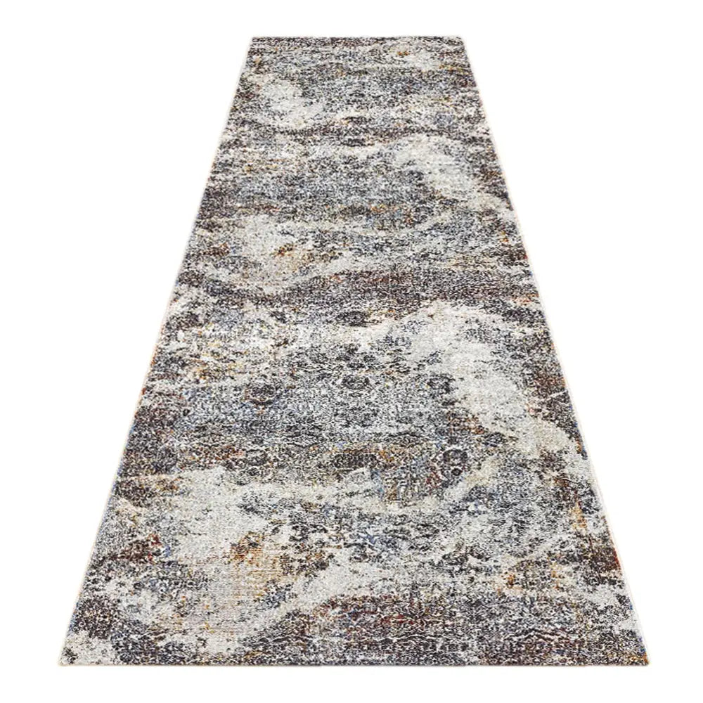 Luxe Vintage Textured Rug - Light Grey - 200x290 - Home & Garden > Rugs