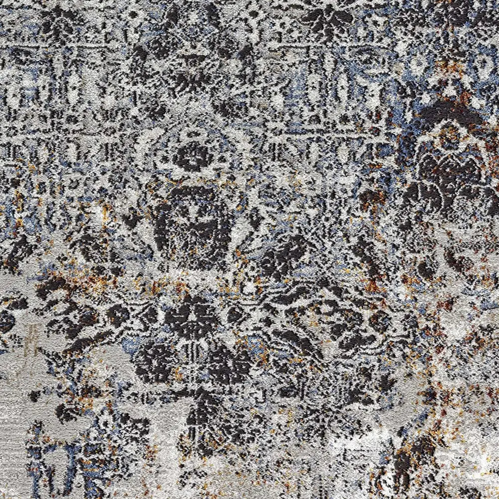 Luxe Vintage Textured Rug - Light Grey - 200x290 - Home & Garden > Rugs