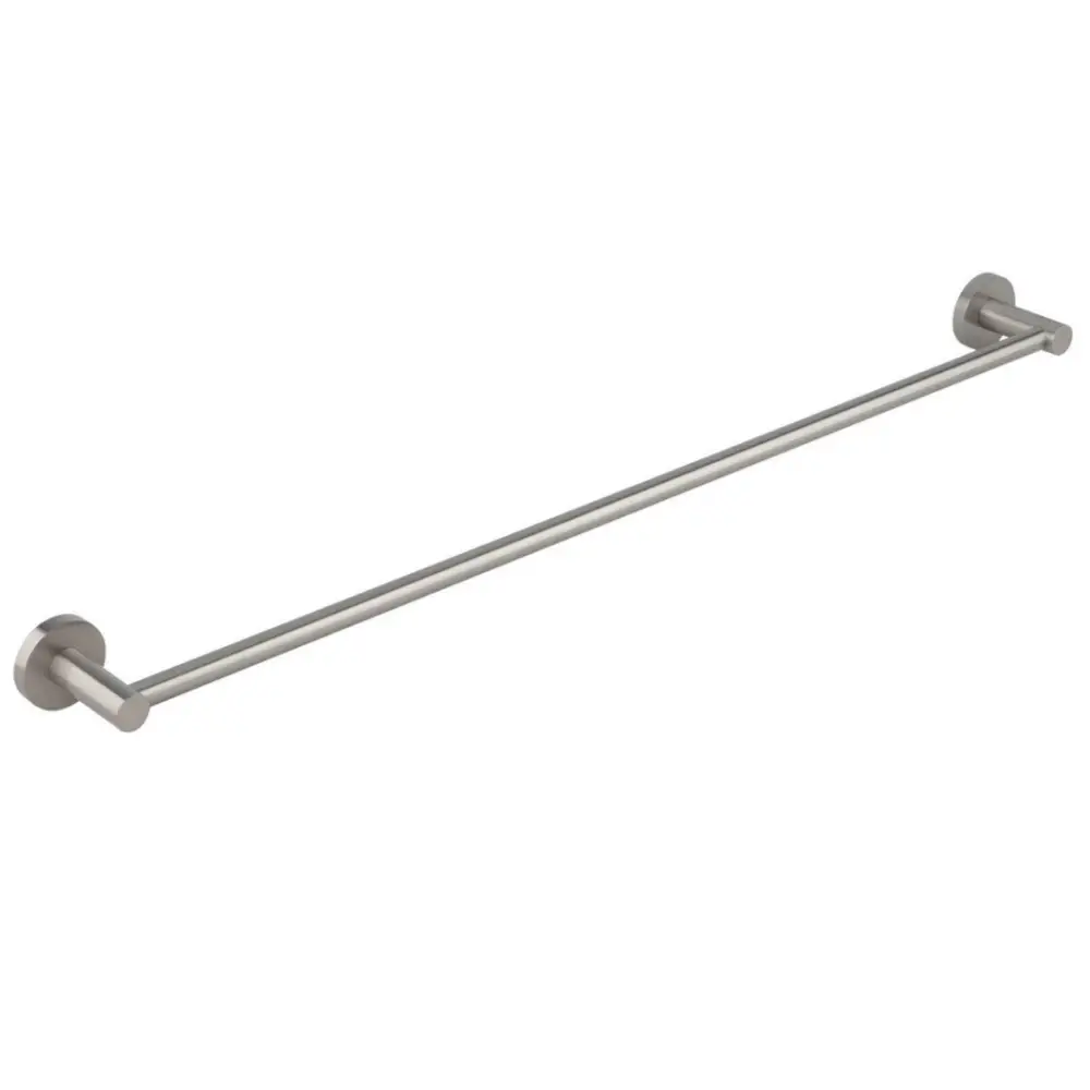 Luxurious Brushed Nickel Stainless Steel 304 Towel Rack Rail - Single Bar 800mm - Home & Garden > Bathroom Accessories