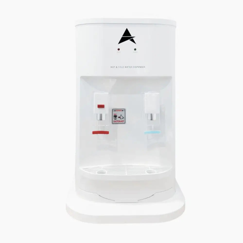 Luxurious White Hot and Cold Benchtop Water Cooler - LG Compressor - Appliances > Appliances Others