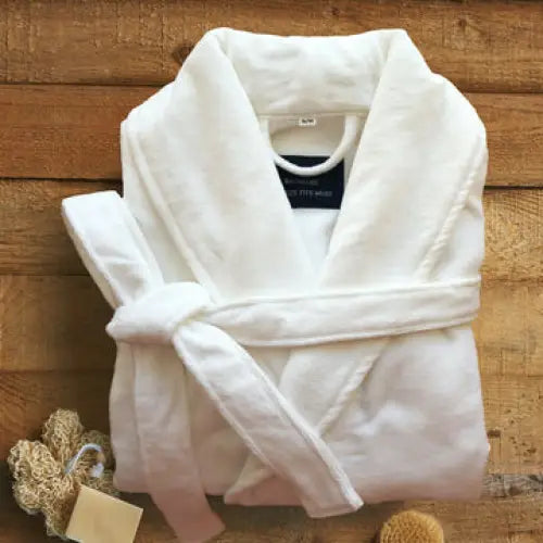 luxury 100 cotton velour bathrobes bath robes unisex l xl - Home & Garden > Bedding > Bed Sheets