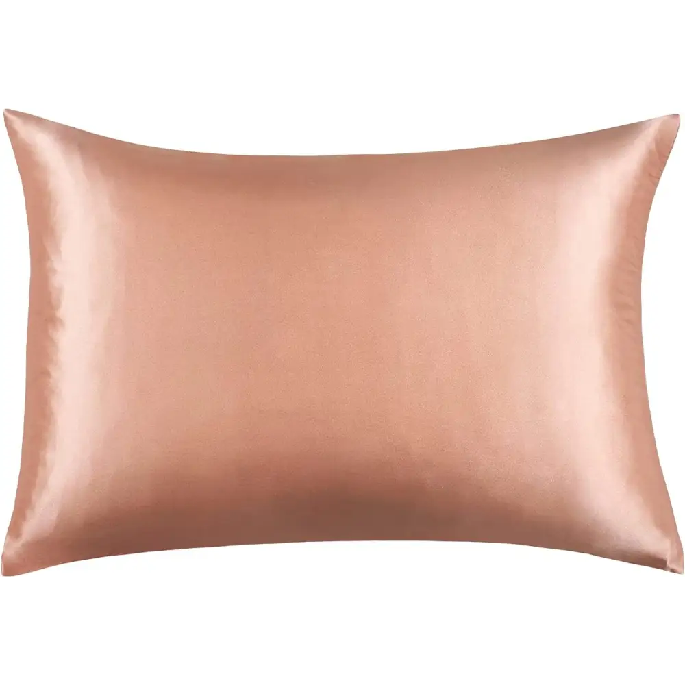 Luxury Pillowcase - 100% Pure Mulberry Silk on Both Sides - Copper - Home & Garden > Bedding > Pillowcases