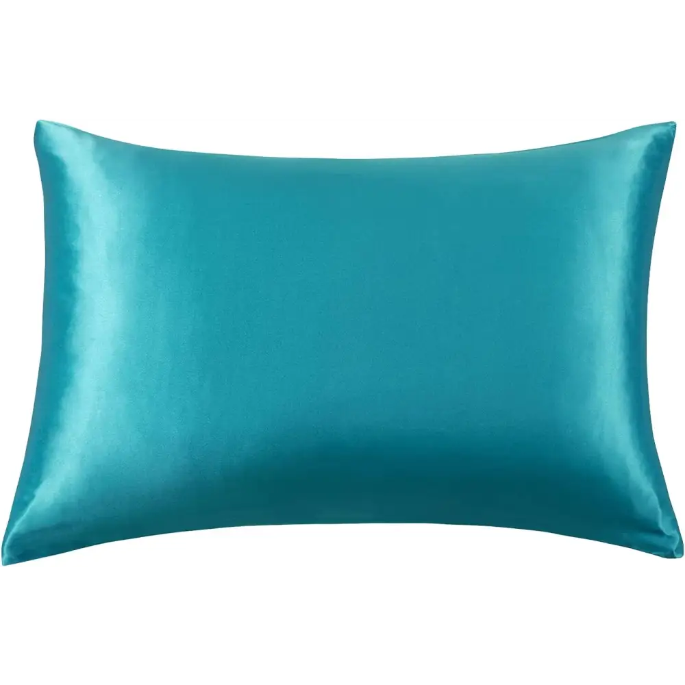 Luxury Pillowcase - 100% Pure Mulberry Silk on Both Sides - Teal - Home & Garden > Bedding > Pillowcases