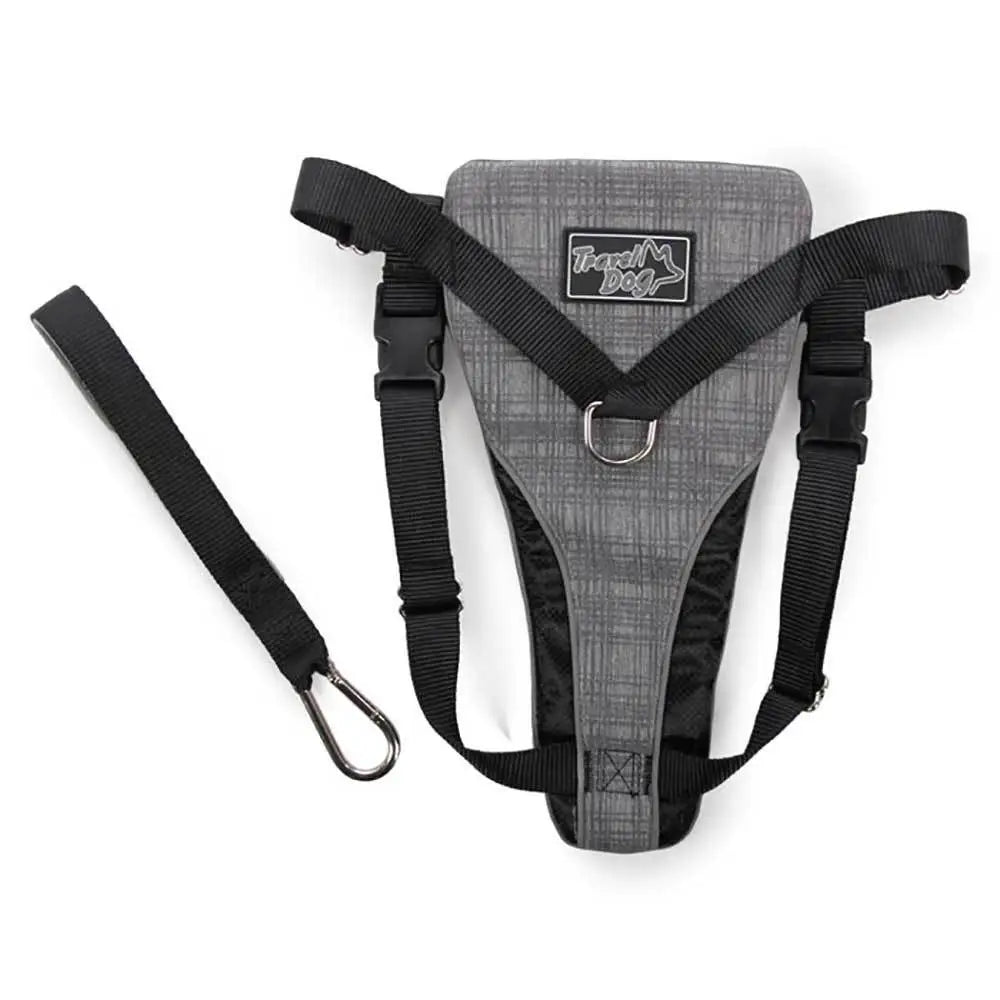 M Dog Harness 2 in 1 Combo - Car Travel Rides + Walks - No Pull Leash Seat Belt - Pet Care > Dog Supplies > Dog Collars