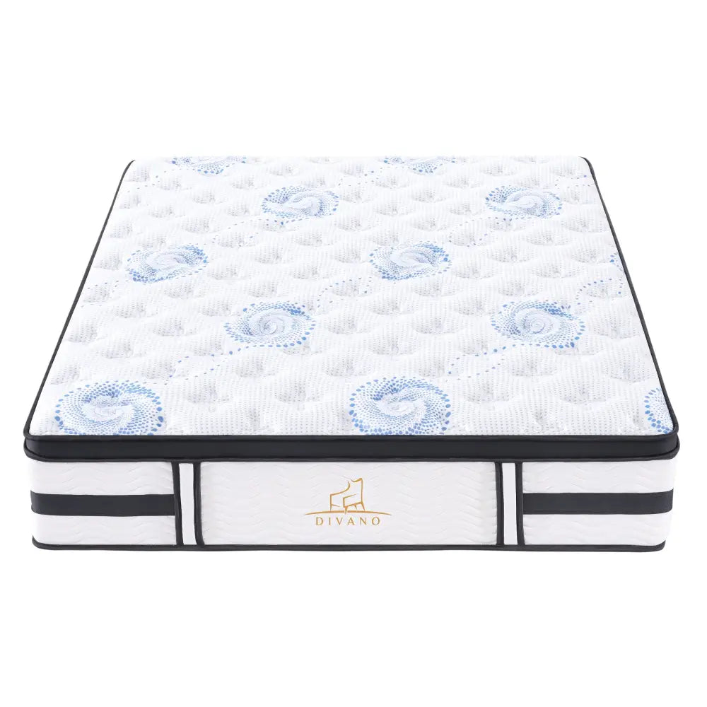 Majestic Rest Queen Size 7 Zones Luxury Premium Firm Pocket Spring 34cm Mattress - Furniture > Mattresses