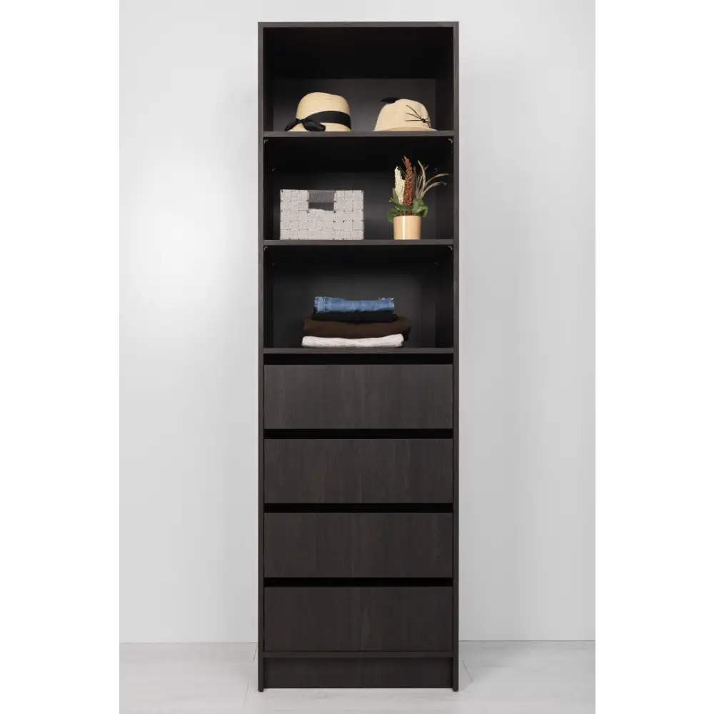 MALMO THREE SHELF/FOUR DRAWER WALK IN WARDROBE - CLASSIC - NORDIC ASH - Home & Garden > Storage > Clothing & Wardrobe