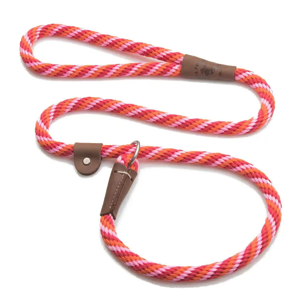 Mendota British Style Slip Leash - Length 1/2in x 4ft(13mm x 1.2m) - Twist - Taffy - Pet Care > Dog Supplies > Dog