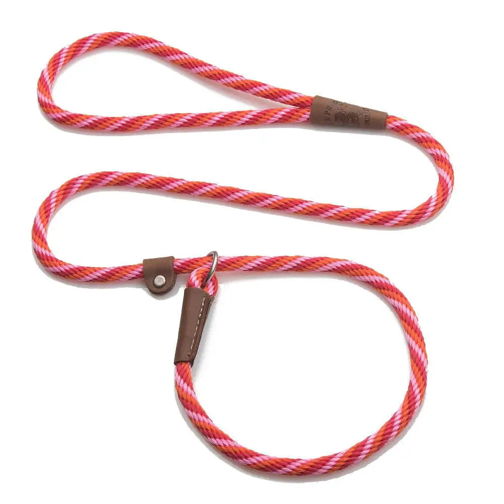 Mendota British Style Slip Leash - Length 3/8in x 4ft(10mm x 1.2m) - Twist - Taffy - Pet Care > Dog Supplies > Dog