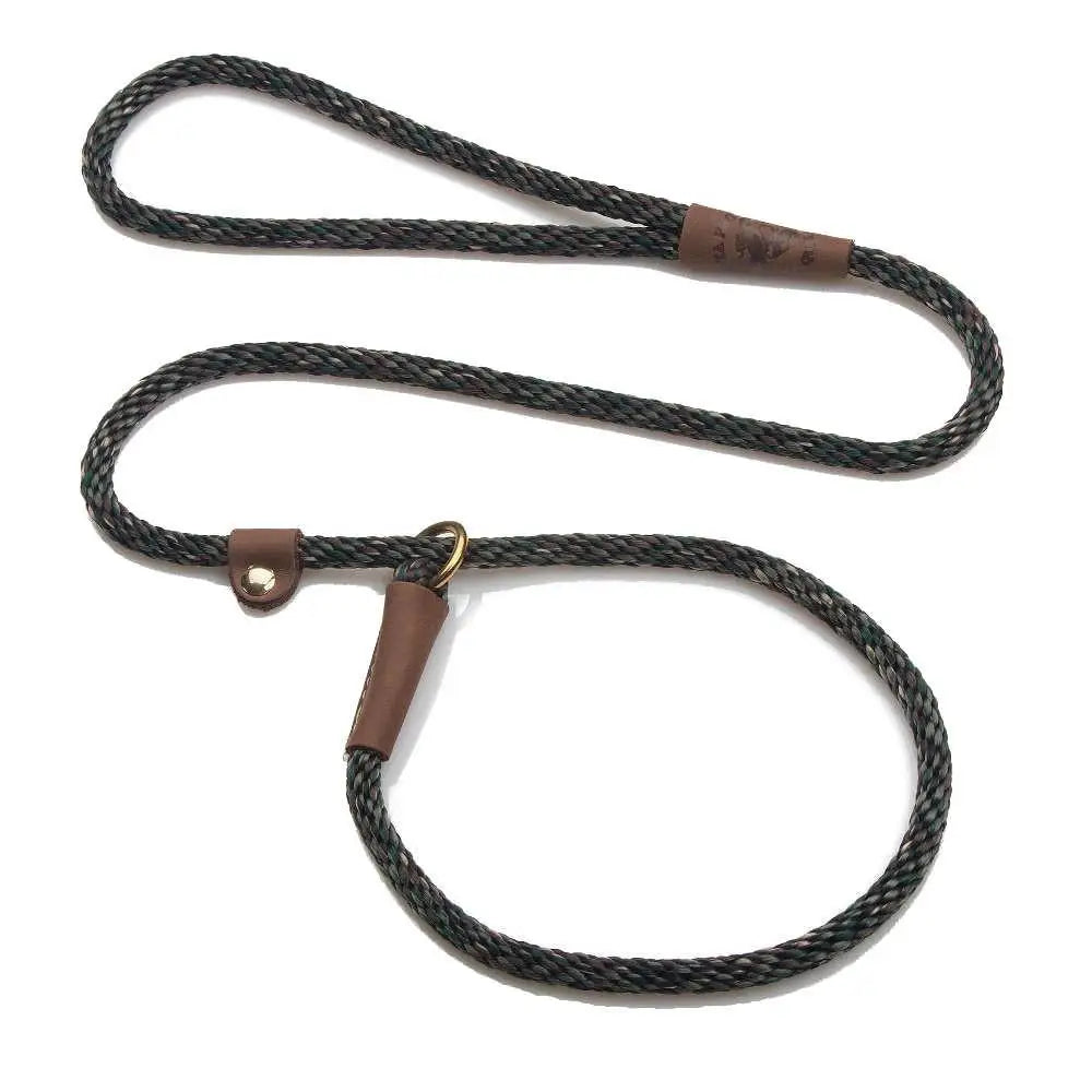 Mendota British Style Slip Leash - Length 3/8in x 6ft(10mm x 1.8m) - Camo - Pet Care > Dog Supplies > Dog Collars Leads