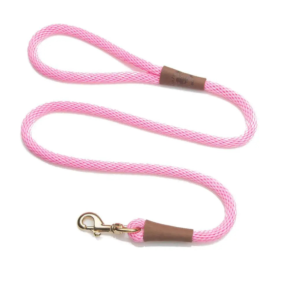 Mendota Clip Leash Large - lengths 1/2in x 6ft(13mm x1.8m) Made in the USA - Hot Pink - Pet Care > Dog Supplies > Dog