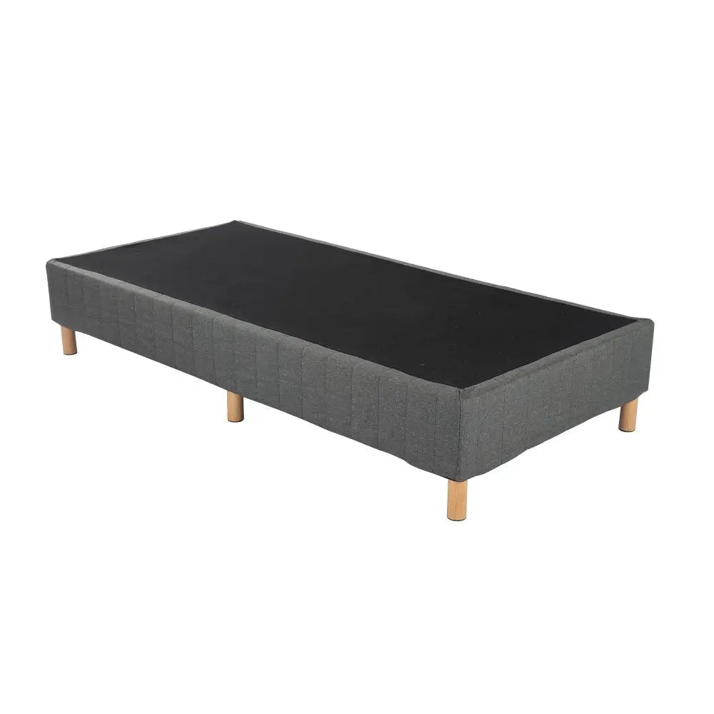 Metal Bedframe Mattress Foundation (Dark Grey) – Double - Furniture > Bedroom