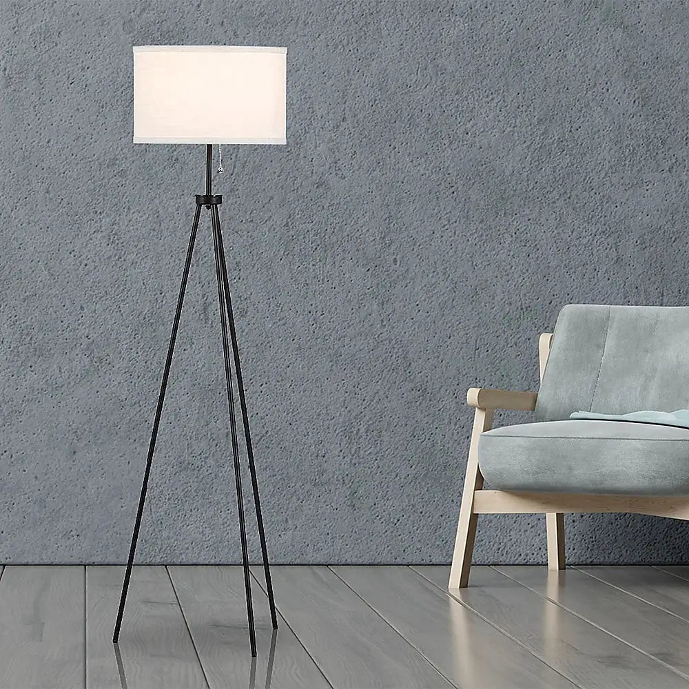 Mid-Century Floor Lamp Modern Tripod Decor Living Room Standing - Home & Garden > Lighting