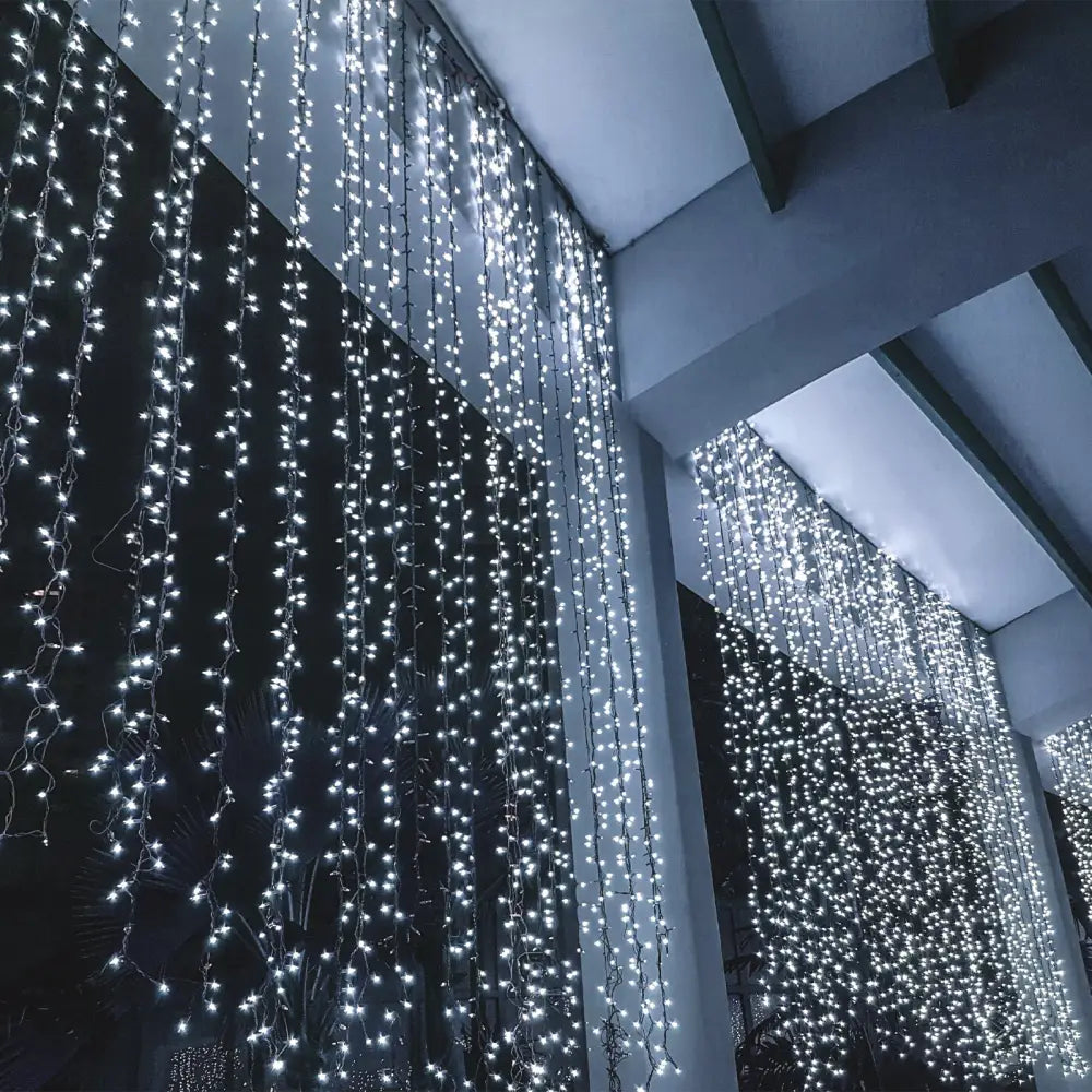 Milano Decor Outdoor LED Plug In Fairy Lights - White - 200 Lights - Home & Garden > Lighting