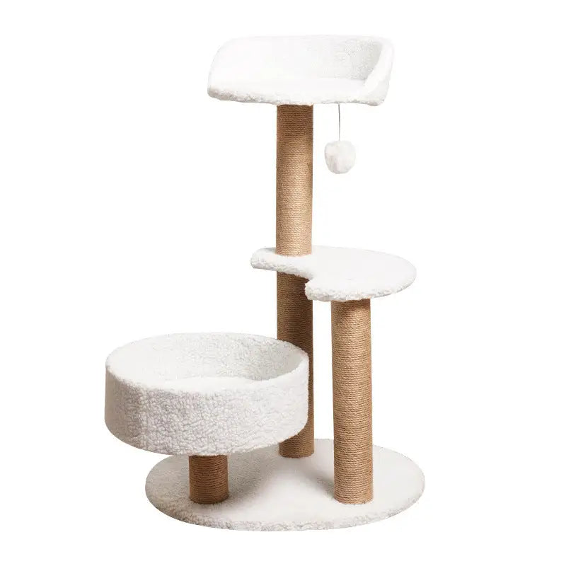 Modern Cat Tree Tower with Scratching Posts and Cozy Perches (50x38x80 cm) - Pet Care > Cat Supplies > Cat Furniture