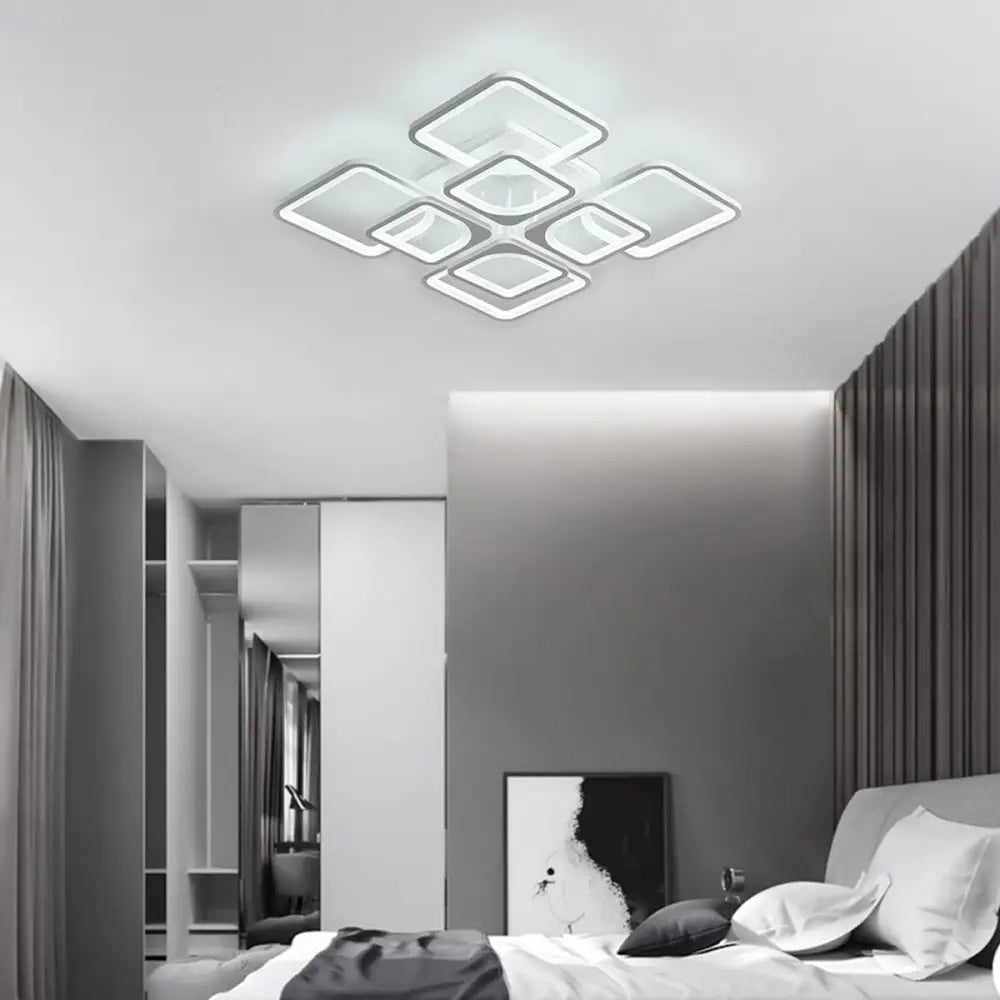 Modern LED Ceiling Light Dimmable with Remote Control - Home & Garden > Lighting