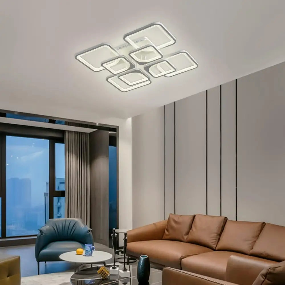 Modern LED Ceiling Light Dimmable with Remote Control - Home & Garden > Lighting