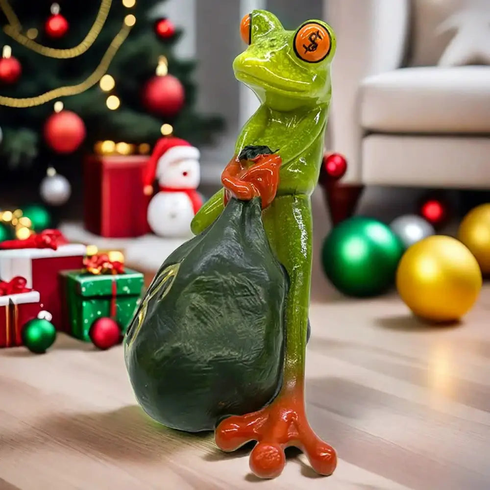 Money Frog Figurine - Lucky Wealth Decorative Ornament’ - Home & Garden > Decor > Vases & Table Decor