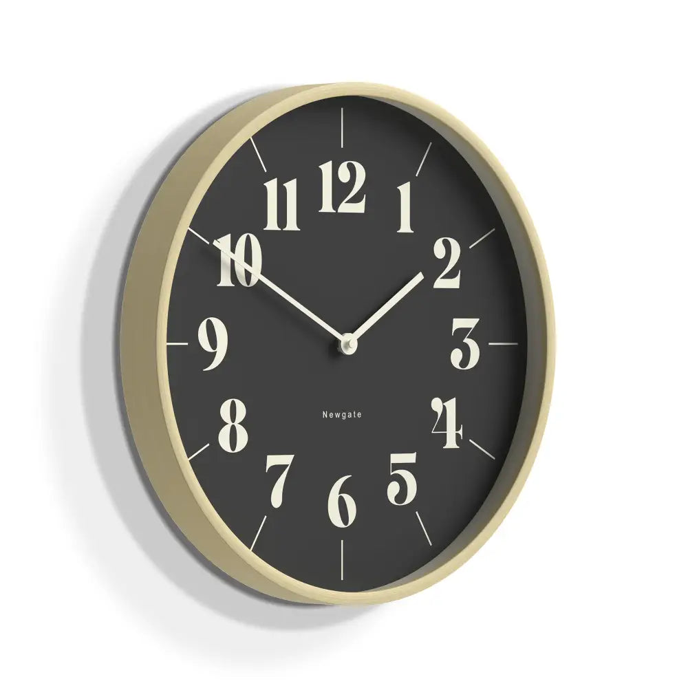 Newgate Mr Clarke Clock Pale Wood Reverse Hopscotch Dial - Home & Garden > Decor