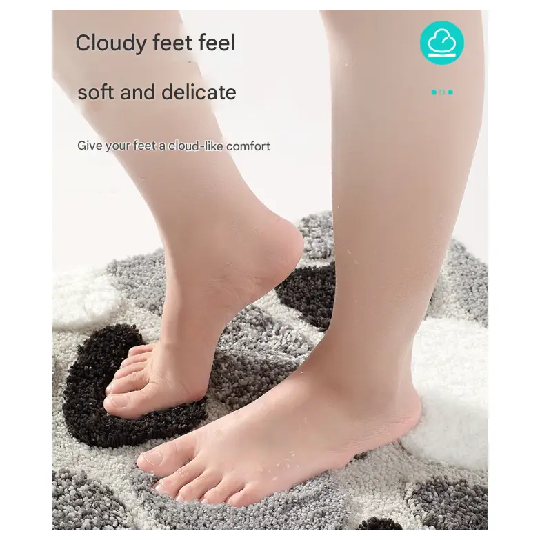Nice Day Bath Mat - Super Absorbent Non-Slip Bathroom Floor Mat - 50x80cm - Home & Garden > Bathroom Accessories > Bath