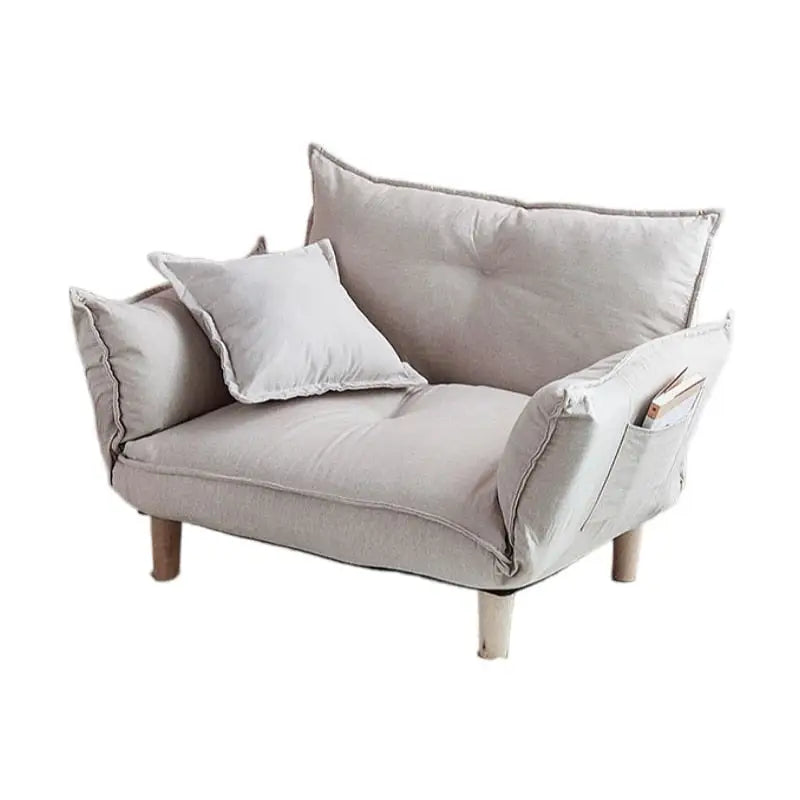 NNEOBA Convertible Sofa Couch with Adjustable Backrest and Armrests - Furniture > Bar Stools & Chairs > Arm Chairs &