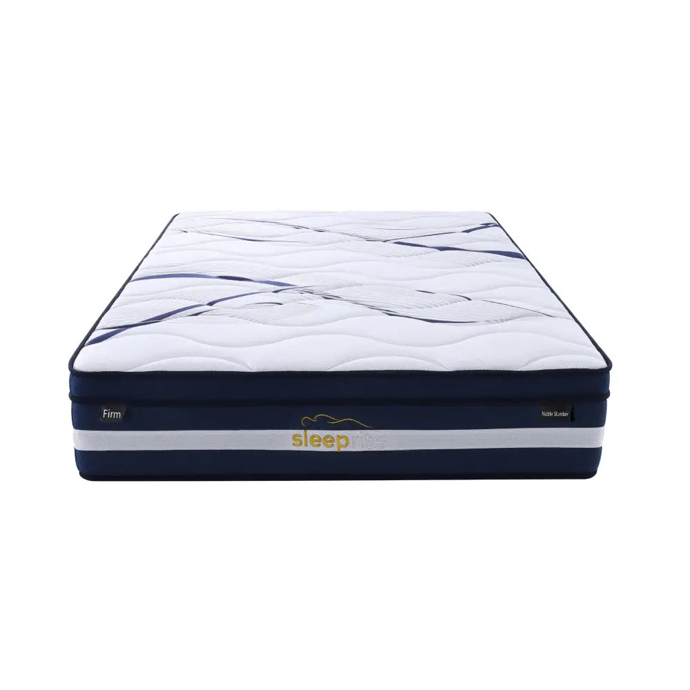 Noble Slumber Firm Mattress 28cm Premium Top 5 Zones Pocket Spring - Queen - Furniture > Mattresses
