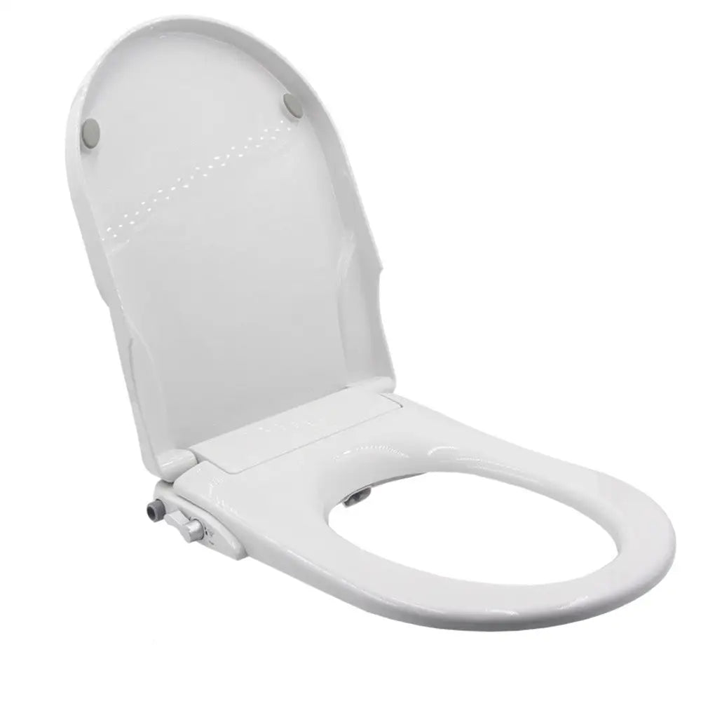 Non Electric Bidet Toilet Seat D Cover Bathroom Dual Nozzle Spray Water Wash - Home & Garden > Bathroom Accessories >