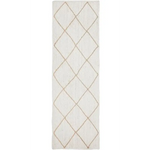 Noosa 333 White Runner by Rug Culture-400X80CM - RUNNER - Home & Garden > Rugs > Floor Rugs
