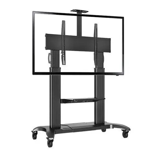 NORTH BAYOU HEAVY DUTY MOBILE TV STAND CF 100 60 - 100 UP TO 90KG HEIGHT ADJUSTABLE - Audio & Video > TV Accessories