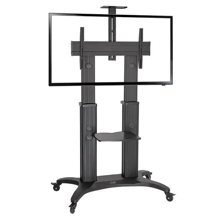 NORTH BAYOU HEIGHT ADJUSTABLE TROLLEY FOR TV SCREEN SIZE 55-80 MAX 56.8KG - Audio & Video > TV Accessories