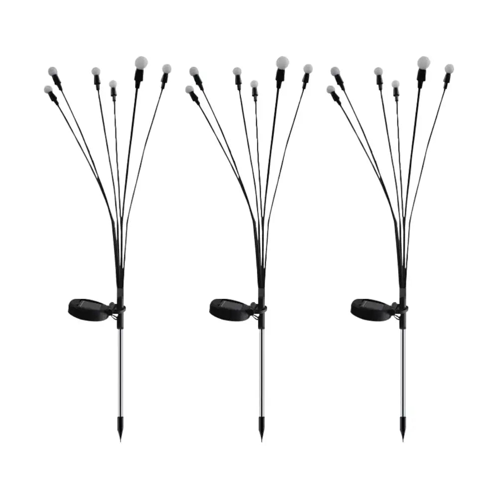 NOVEDEN 3 Pieces Solar Powered Firefly Lights (Color Light) NE-SL-109-ZL - Home & Garden > Garden Lights
