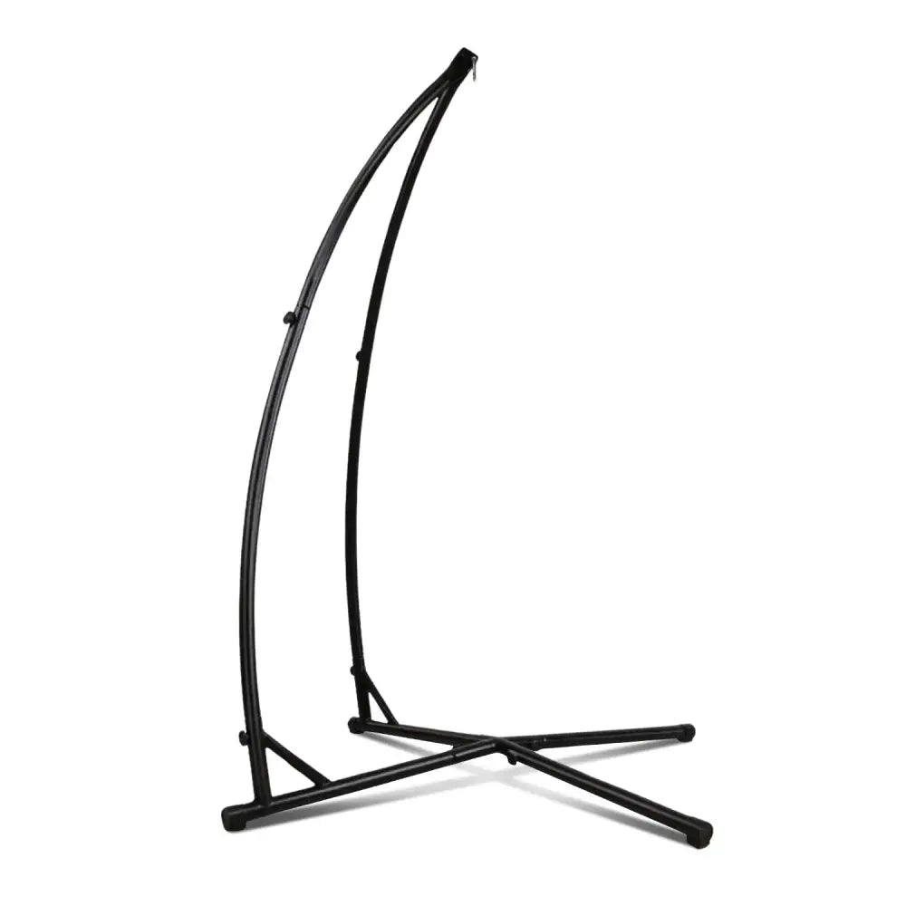NOVEDEN Hammock Chair Stand for Hanging Air Porch Swing Chair (Black) NE-HC-100-DL - Home & Garden > Hammocks