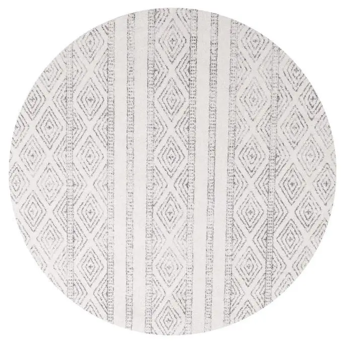 Oasis 450 Grey Round by Rug Culture-150X150CM - ROUND - Home & Garden > Rugs > Round Rugs