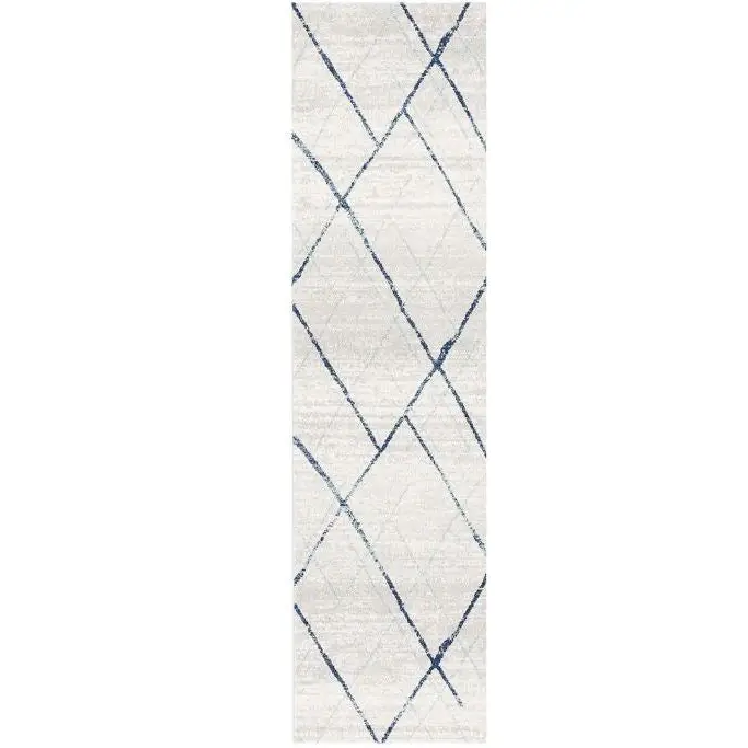 Oasis 452 Blue Runner by Rug Culture-300X80CM - RUNNER - Home & Garden > Rugs > Floor Rugs
