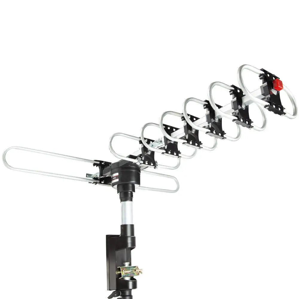Outdoor TV Antenna Digital Rotating HD Aerial Amplified Signal Booster Remote - Audio & Video > TV Accessories