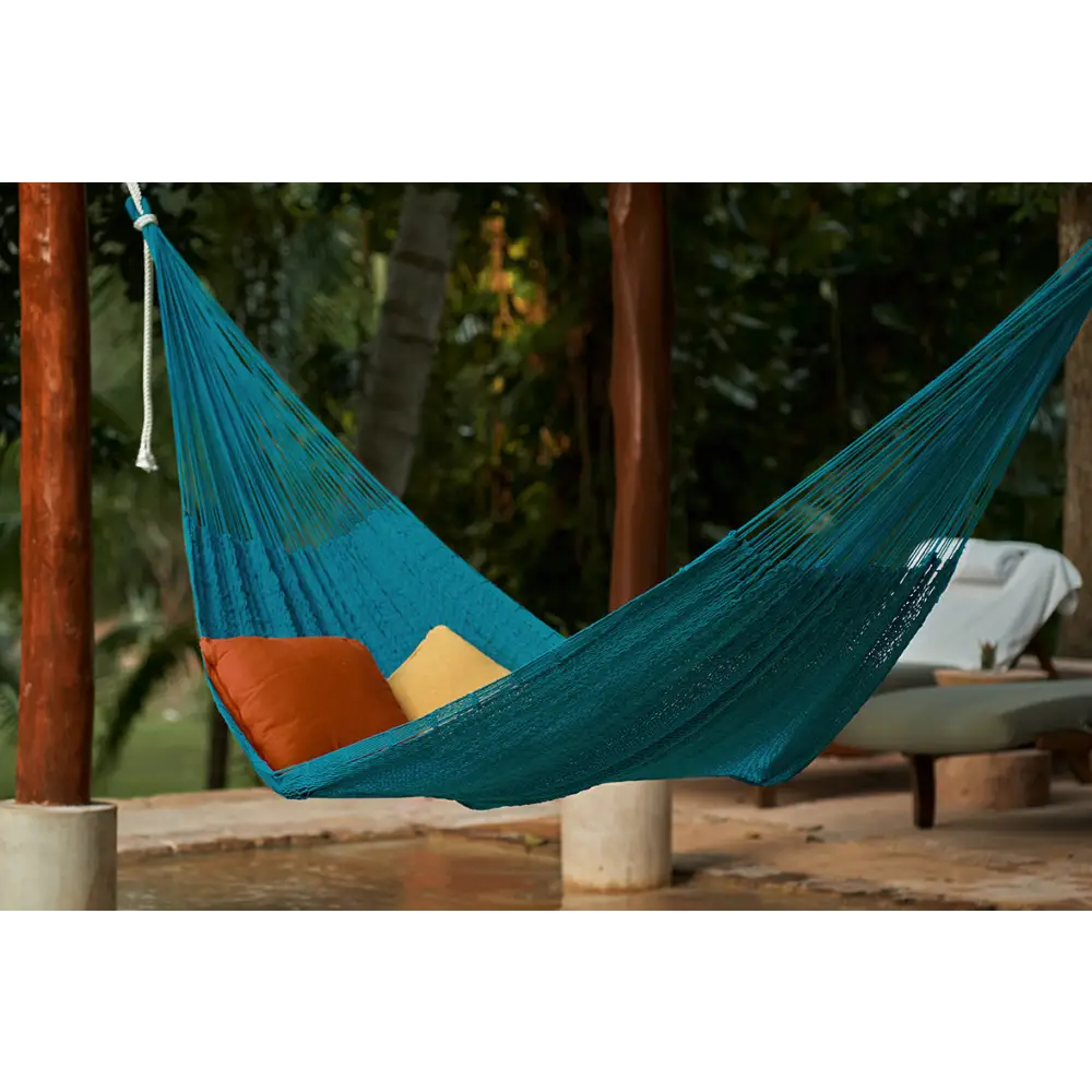 Outdoor undercover cotton Mayan Legacy hammock King size Bondi - Home & Garden > Hammocks