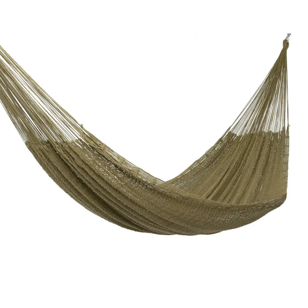 Outdoor undercover cotton Mayan Legacy hammock King size Cedar - Home & Garden > Hammocks