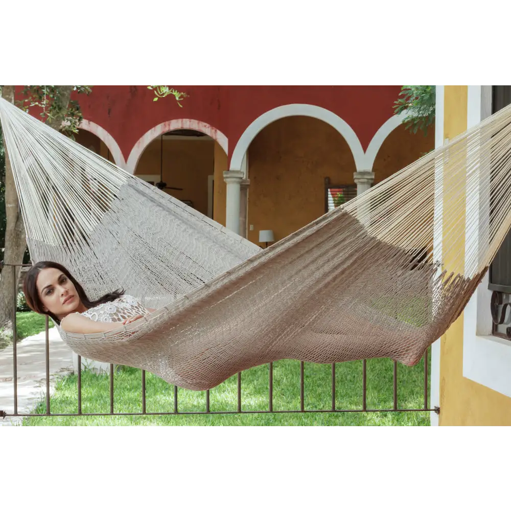 Outdoor undercover cotton Mayan Legacy hammock King size Dream Sands - Home & Garden > Hammocks