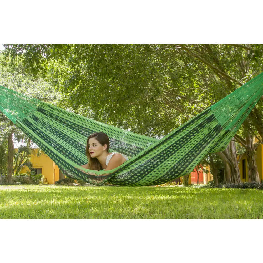 Outdoor undercover cotton Mayan Legacy hammock King size Jardin - Home & Garden > Hammocks