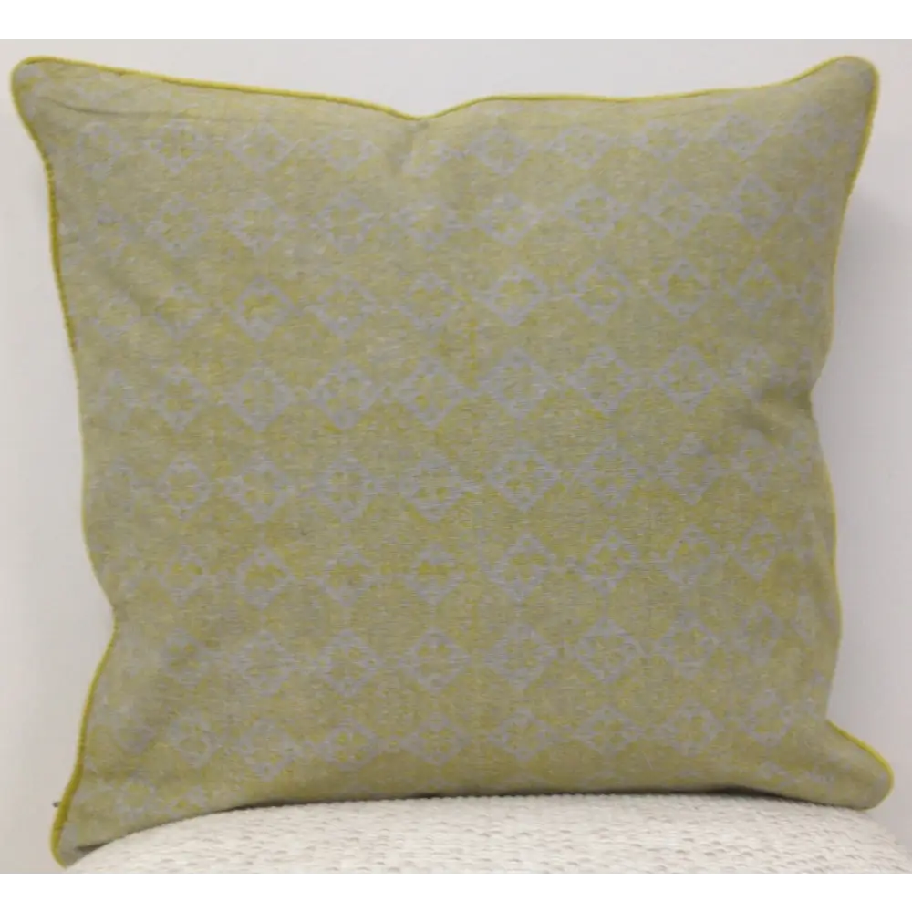 Pack of 4 Azuk Mustard Yellow & Grey 50cm x 50cm Cushion Covers - Home & Garden > Decor