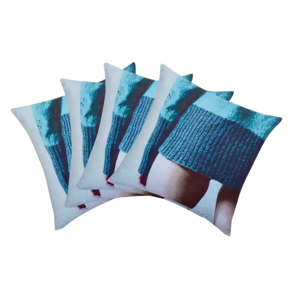 Pack of 4 Blaze Jumper Designer Cushion Covers 45cm x 45cm - Home & Garden > Decor