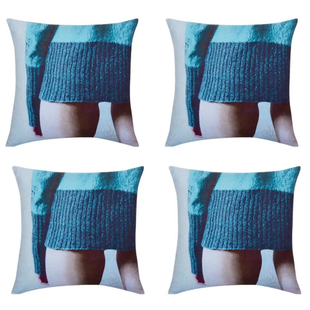 Pack of 4 Blaze Jumper Designer Cushion Covers 45cm x 45cm - Home & Garden > Decor