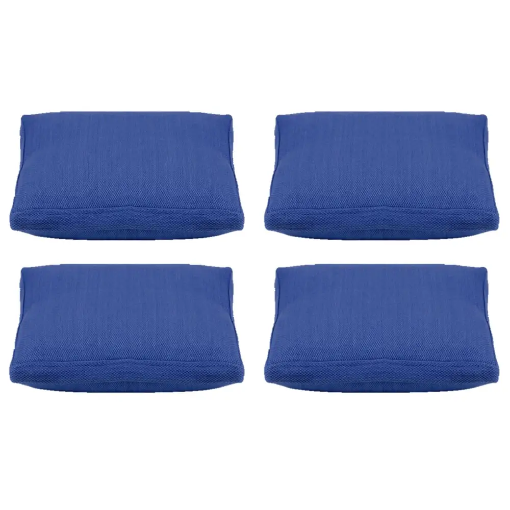 Pack of 4 Classic Sky Blue Large 56x56cm Box Sided Cushion Cover Chair pad covers - Home & Garden > Decor